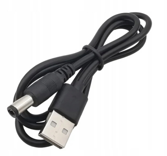 Adapter USB Wtyk DC 5.5x2.1mm 5V-5V