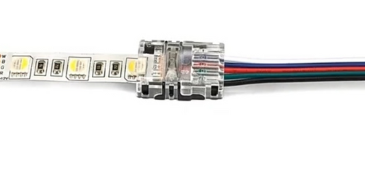 Złącze do taśmy LED - QUICK- BEZ LUTOWANIA RGB 4pin