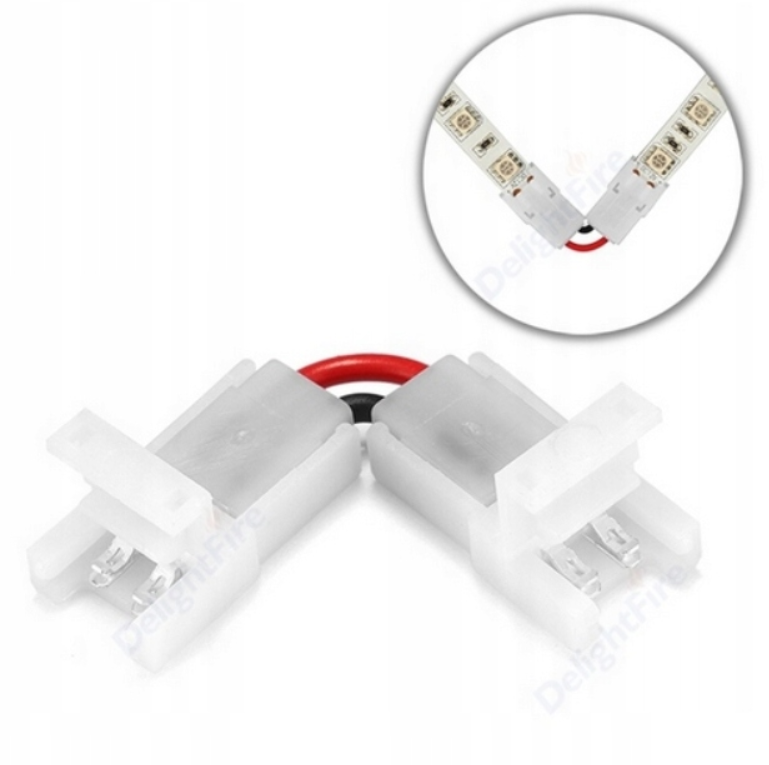 Złączka kątowa 2 pin BEZ LUTOWANIA