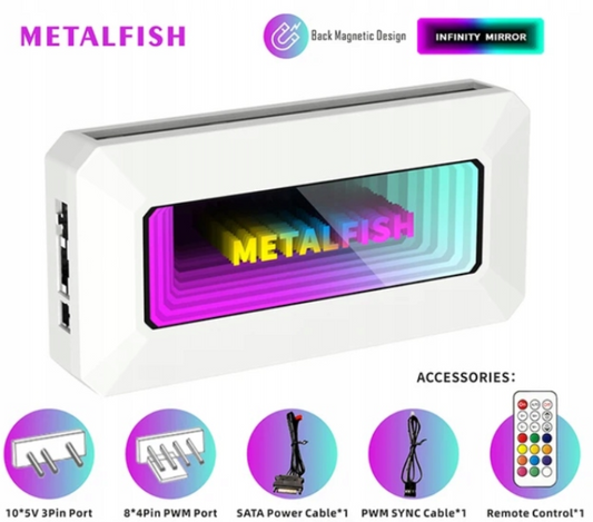 2w1 Kontroler + Rozdzielacz aRGB + PWM na 8 wyjść Metalfish WS2812B pilot