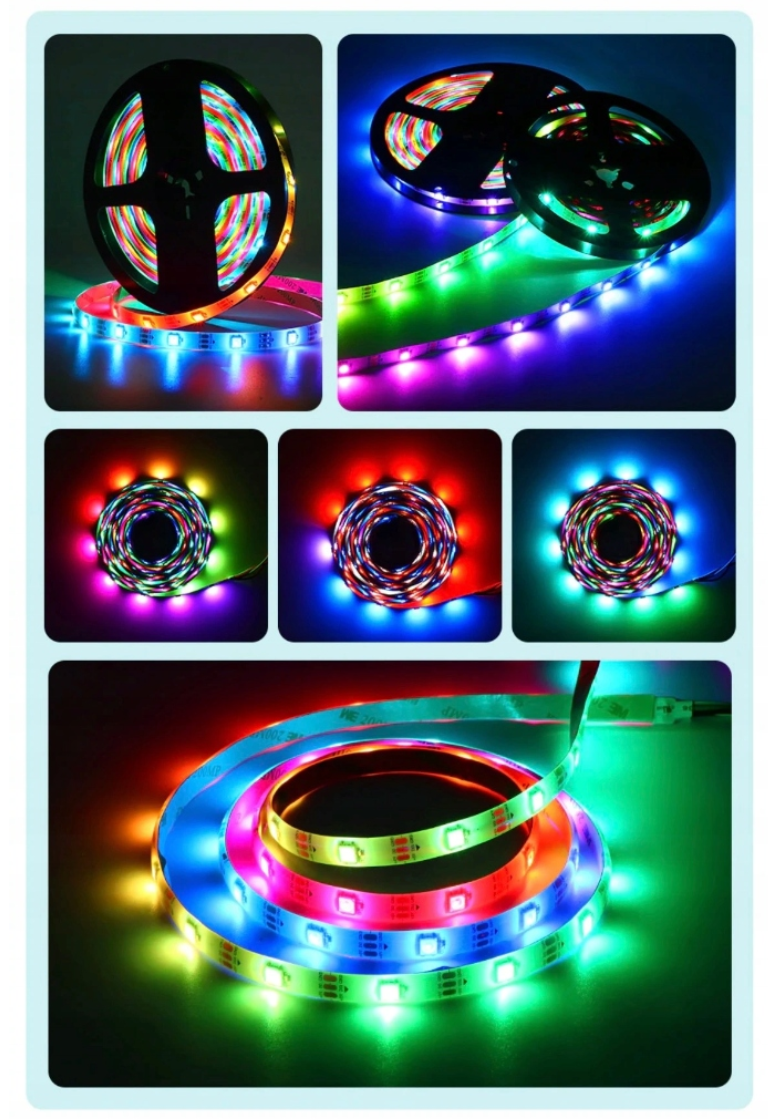 ZESTAW WS2812B aRGB SP611E bluetooth muzyka