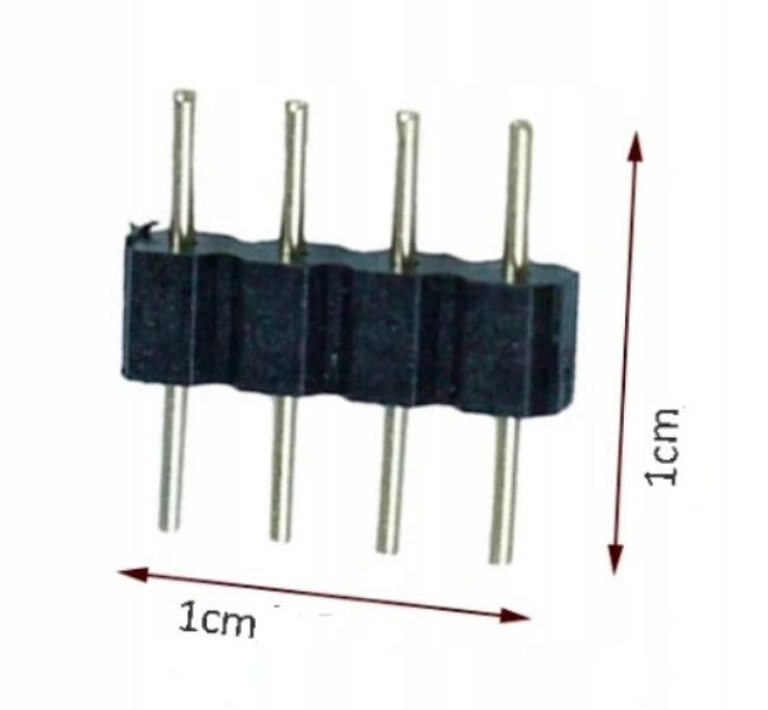 ZŁĄCZKA konektor RGB 4pin DRABINKA taśma LED 10mm