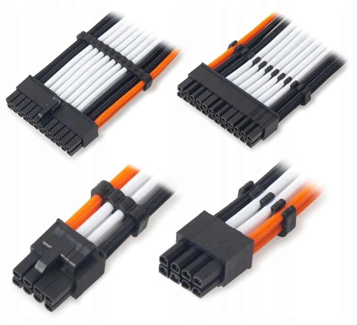 Grzebień do przewodów 4pin PCI-E EPS CZARNY