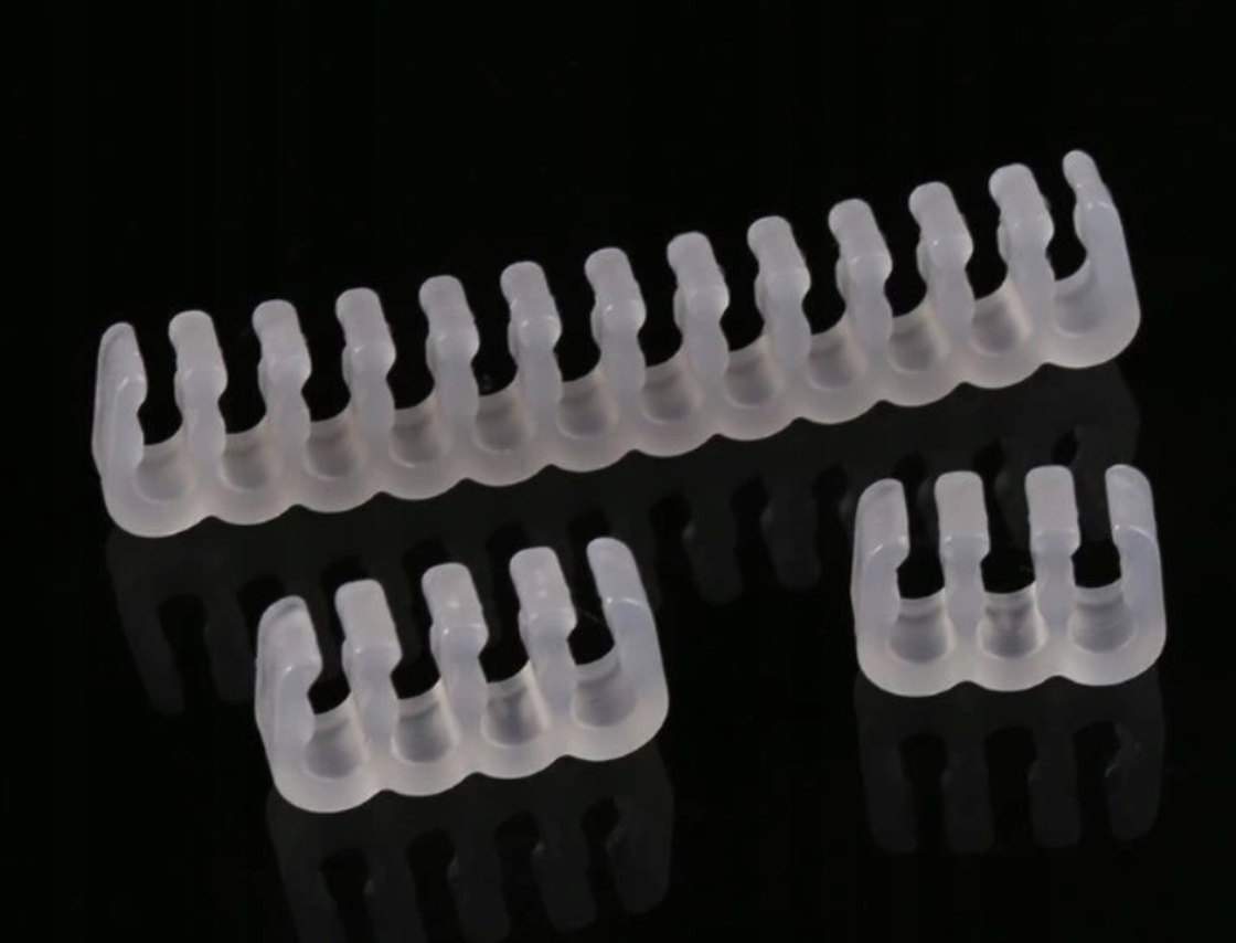 Grzebień do przewodów 6pin PCI-E BIAŁY