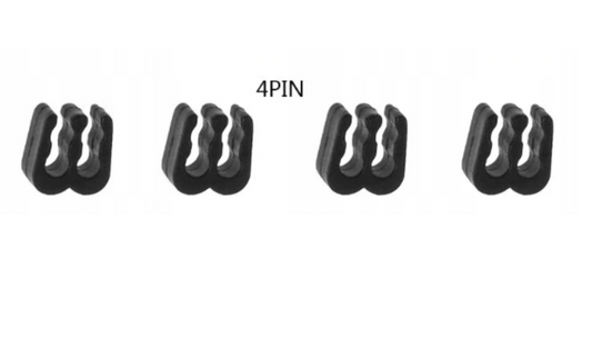 Grzebień do przewodów 4pin PCI-E EPS CZARNY