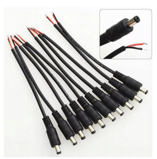 Przewód zasilający 5.5x2.1mm 5V LED WS2812B WS2811