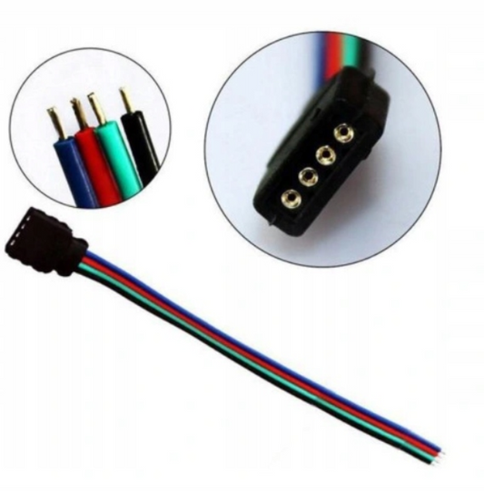 Kabel RGB Złączka LED 5V 12V 5050 4pin