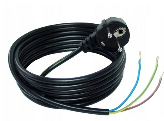 Przewód przyłączeniowy z wtyczką kabel 3x0,75 1.2m