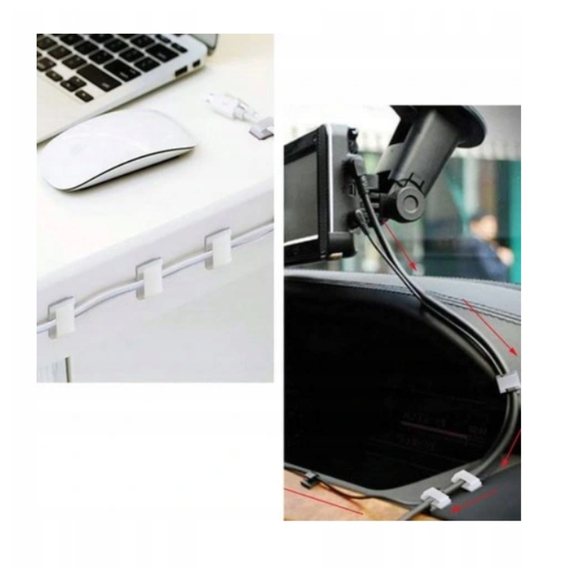 uchwyty montażowe do taśm LED aRGB samoprzylepne