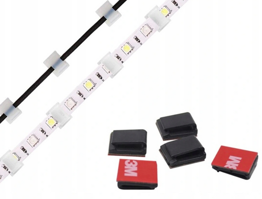 uchwyty montażowe do taśm LED aRGB samoprzylepne