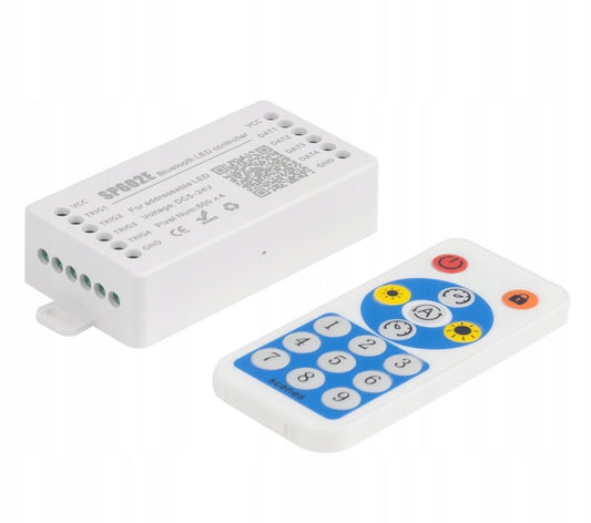 SP602E KONTROLER STREFOWY WS2812B + pilot! (4 strefy)