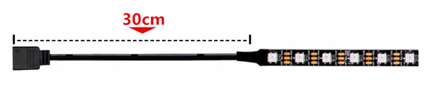 Taśma LED WS2812B do komputera! 3pin aRGB IP20
