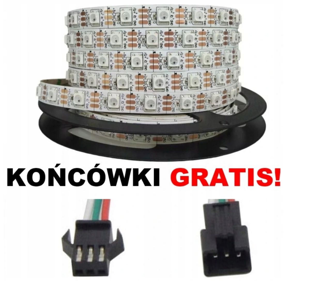 Ledy Adresowalne WS2812B 60led/m Arduino
